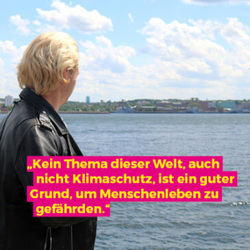 Aktivisten, die Menschen gefährden, muss mit rechtsstaatlichen Mitteln das Handwerk gelegt werden