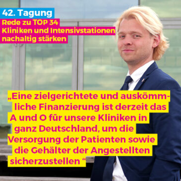 Kliniken und Intensivstationen nachhaltig stärken