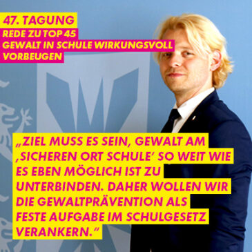 Gewalt in Schule wirkungsvoll vorbeugen